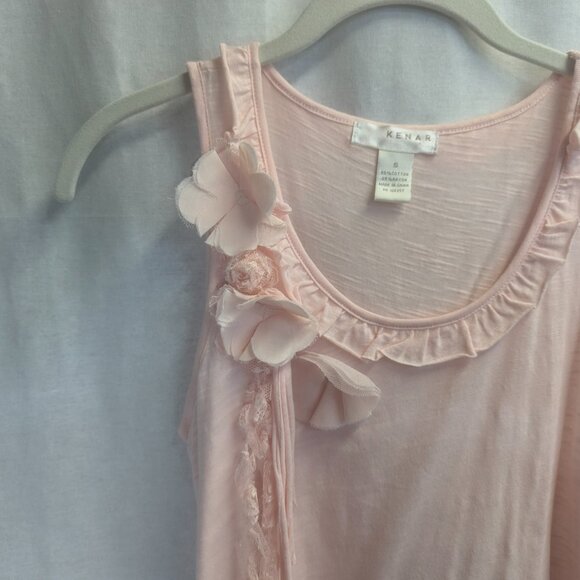 NWT Kenar Size Small Peach Colored Tank - Picture 3 of 12